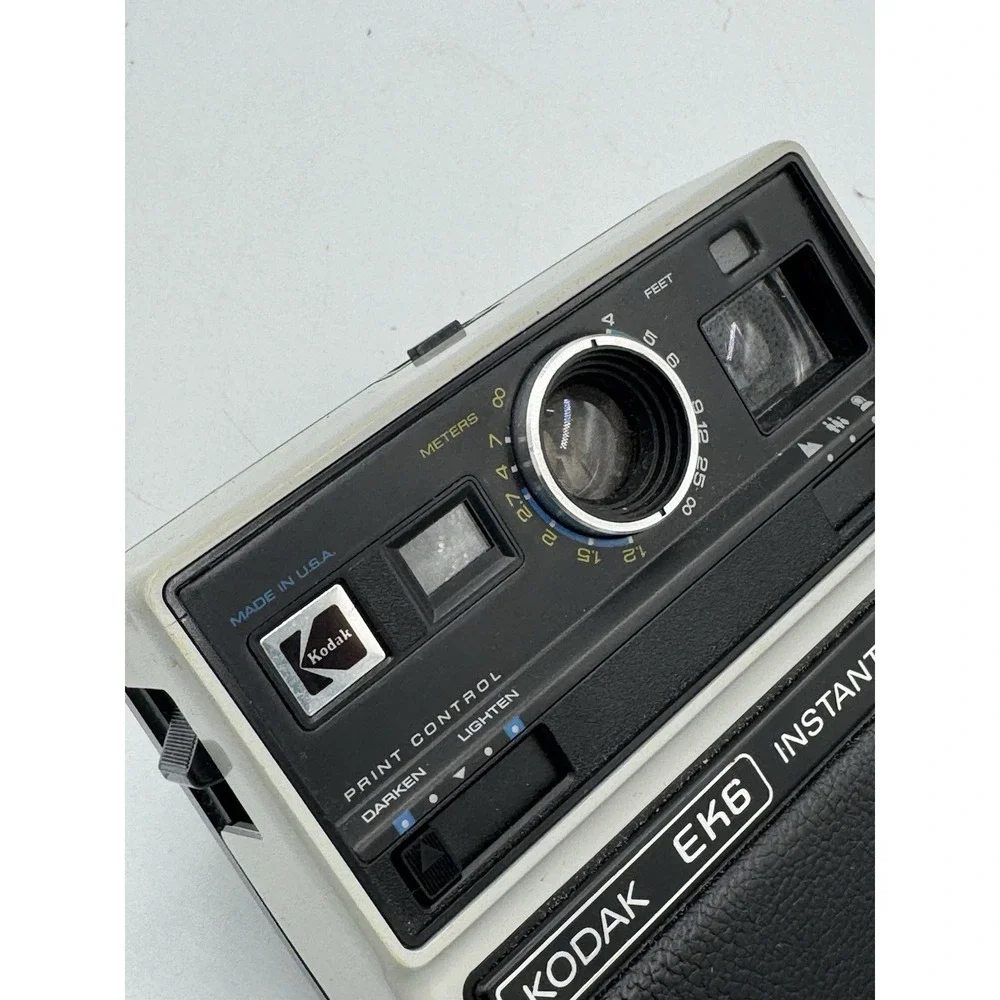 Vintage 1976 Kodak EK6 Instant Camera with Original Box & Manual - Untested